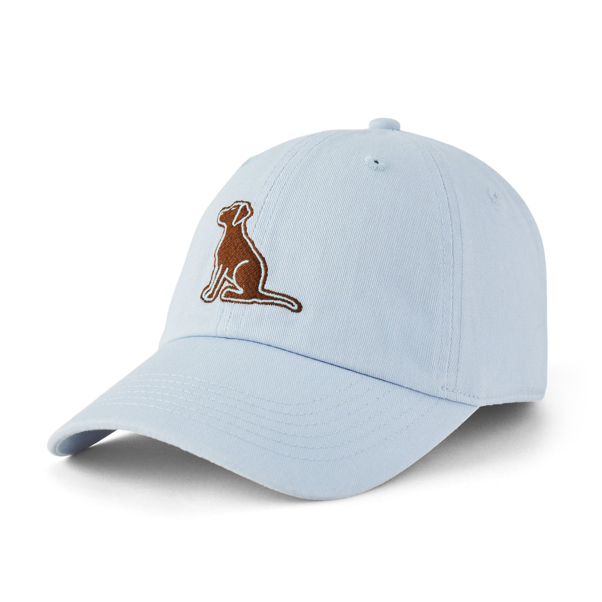 Life Is Good Adult Vintage Sitting Dog Chill Cap - Glacier Blue Glacier Blue