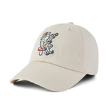 Life Is Good Adult Guitar Frog Chill Cap - Bone Bone