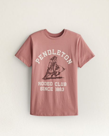 Pendleton Women's Rodeo Cowgirl Graphic Tee Dusty rose