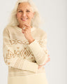Pendleton Women's Discovery Alpaca/merino Sweater Ivory mlti