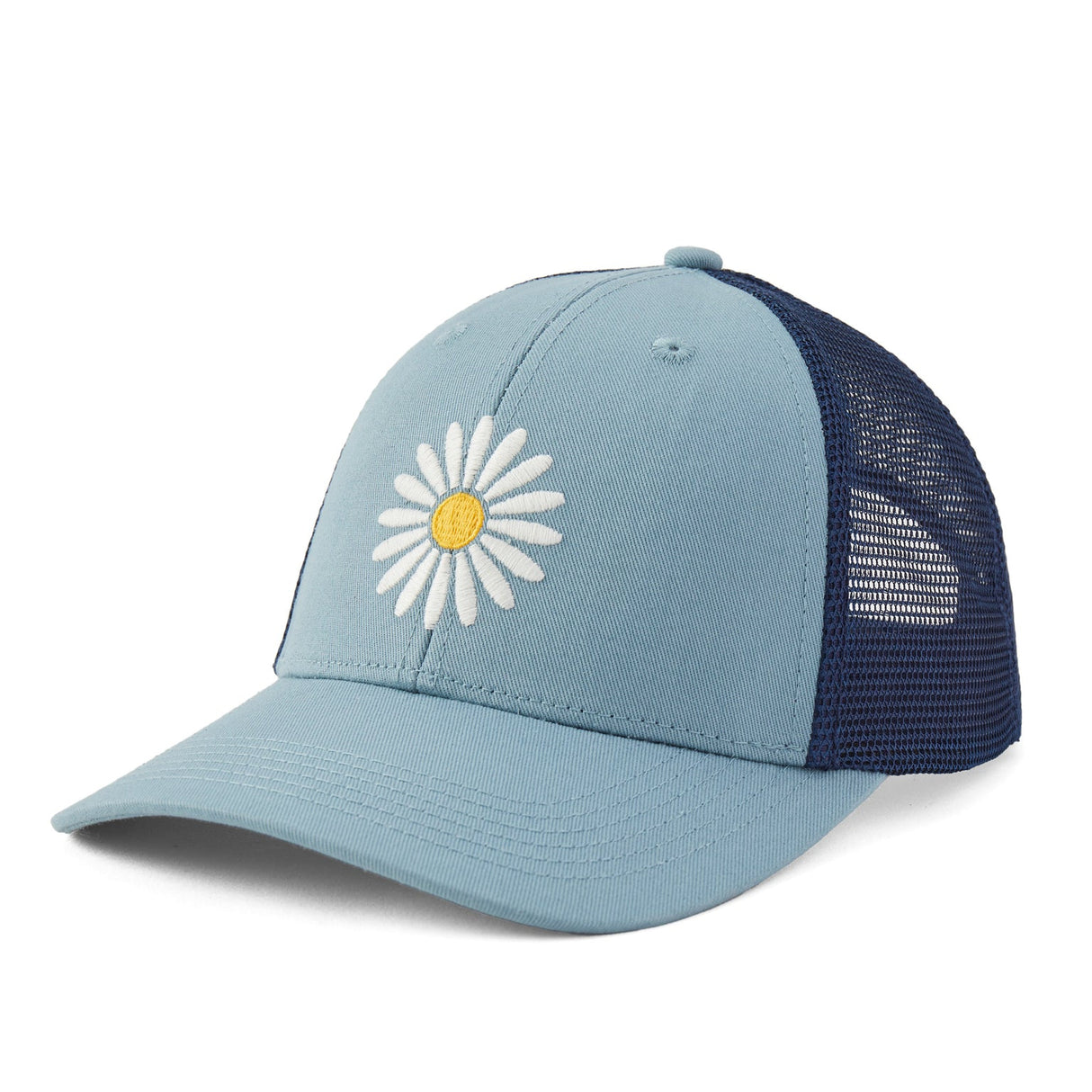 Life Is Good Adult Daisy Trucker - Smoky Blue Smoky Blue