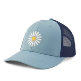 Life Is Good Adult Daisy Trucker - Smoky Blue Smoky Blue
