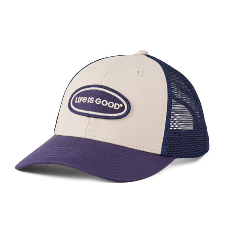Life Is Good Adult LIG Oval Trucker - Birch White Birch White