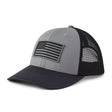 Life Is Good Adult Flag Trucker - Slate Gray Slate Gray