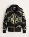 Pendleton Women's Foxglove Range Fleece Bomber 4 corners hunter