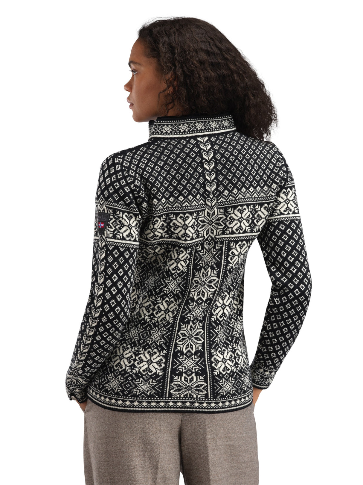 Dale Of Norway Womens Peace Sweater Black offwhite