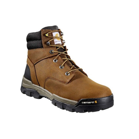 Carhartt Men's Ground Force Waterproof 6in Soft Toe Work Boot Brown