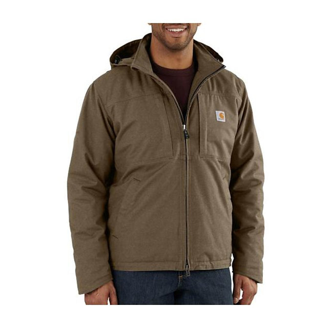 Carhartt Men's Full Swing Loose Fit Quick Duck Insulated Jacket 908 canyon brown