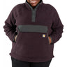 Carhartt Women's Relaxed Fit Fleece Pullover 020 gran hthr