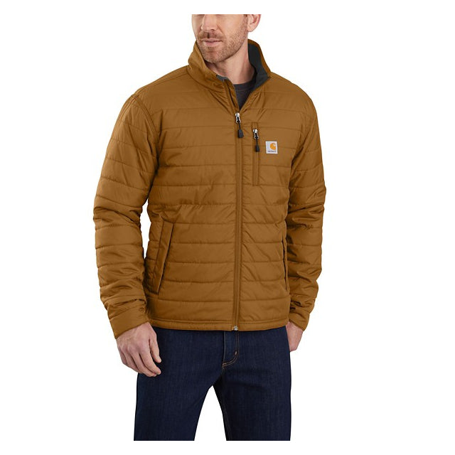 Carhartt Men's Rain Defender Relaxed Fit Lightweight Insulated Jacket Brn carhrtbrn