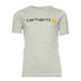 Carhartt Boy's Short-sleeve Logo Tee Hethery grey