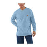 Carhartt Men's Loose Fit Heavyweight Long-sleeve Pocket T-shirt Nvy navy