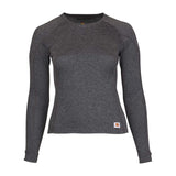 Carhartt Women's Base Force Heavyweight Poly-wool Crew Black heather