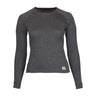 Carhartt Women's Base Force Heavyweight Poly-wool Crew Black heather