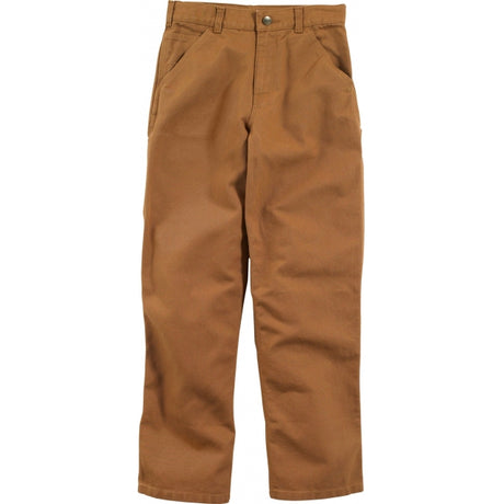 Carhartt Boy's Canvas Dungaree Pant 210 brn