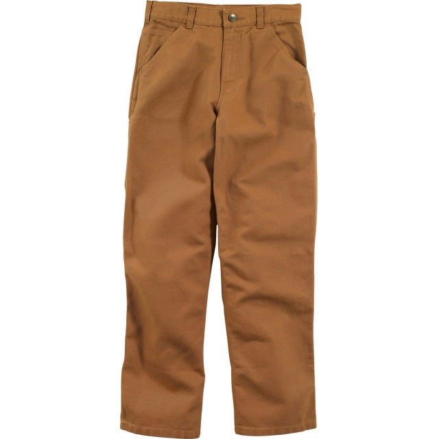 Carhartt Boy's Canvas Dungaree Pant 210 brn