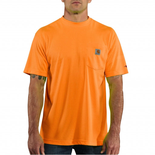 Carhartt Men's Force Color Enhanced Short-sleeve T-shirt 824 brite orange