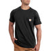 Carhartt Men's Force Relaxed Fit Cotton Delmont SS T-Shirt Black / TALL