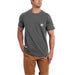 Carhartt Men's Force Relaxed Fit Cotton Delmont SS T-Shirt Carbon Heather / TALL
