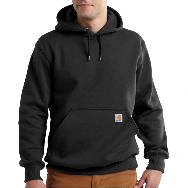 Carhartt Men's Rain Defender Loose Fit Heavyweight Hoodie 001 black