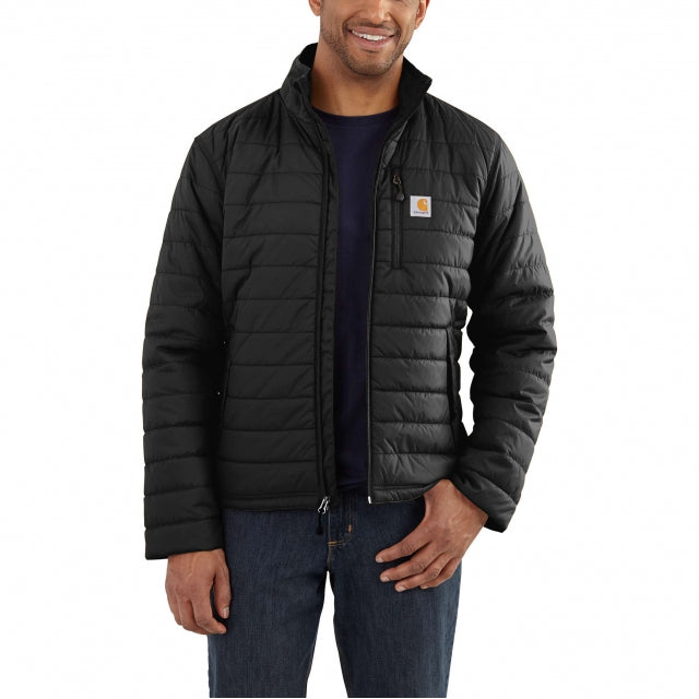 Carhartt Men's Rain Defender Relaxed Fit Lightweight Insulated Jacket 001 black