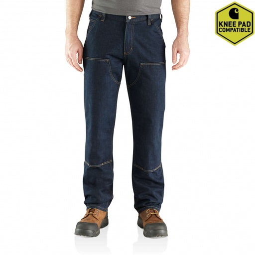 Carhartt Men's Rugged Flex Relaxed Fit Double-front Utility Jean 491 erie