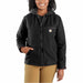 Carhartt Women's Loose Fit Washed Duck Sherpa Lined Jacket Black