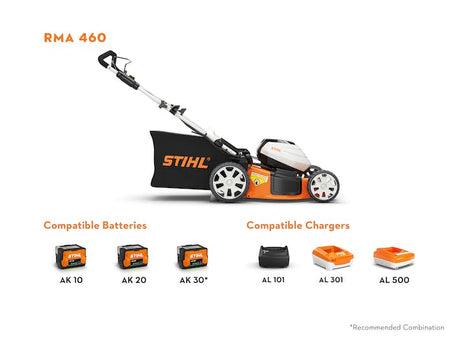 Stihl RMA 460 Battery Lawn Mower Kit (AK 30)