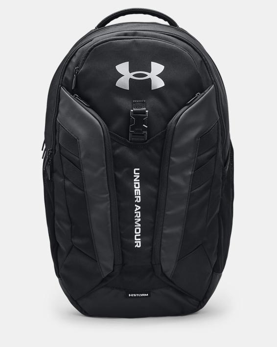 Under Armour Ua Hustle Pro Backpack Blk/blk/mtllcsilver