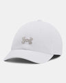 Under Armour Girls' Ua Blitzing Adjustable Cap White/metallicsilver