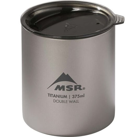 Mountain Safety Research Titan Cup Double Wall 375ml Titanium Titanium