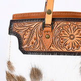 American Darling Cowhide Tooled Purse