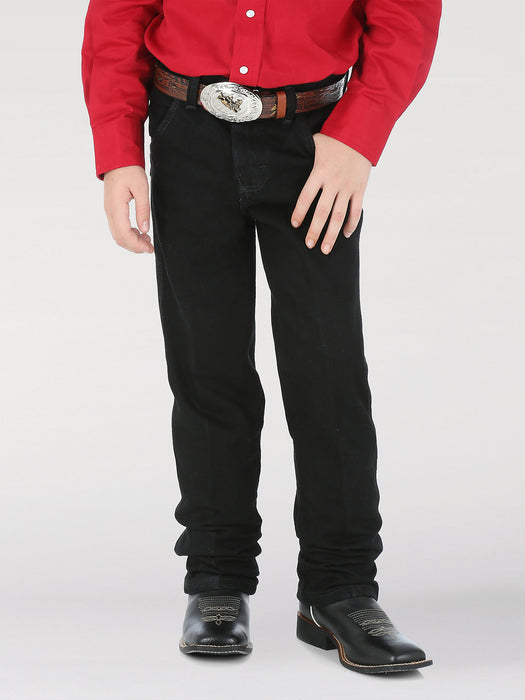 Big Boy's Wrangler Cowboy Cut Original Fit Jean In Overdyed Black Na