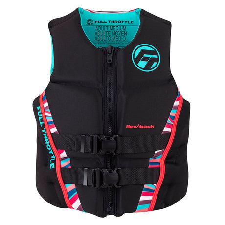 Full Throttle Women's Rapid-dry Flex-back Life Jacket (PFD) - Small Pink