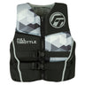 Full Throttle Men`s Rapid-dry Flex-back Life Jacket (PFD) - Large Grey