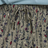 Life Is Good Womens Cardinal Winter Floral Snuggle Up Sleep Pant Moss green
