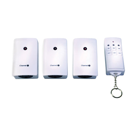Woods Wireless Remote Control White / 3OUTLET