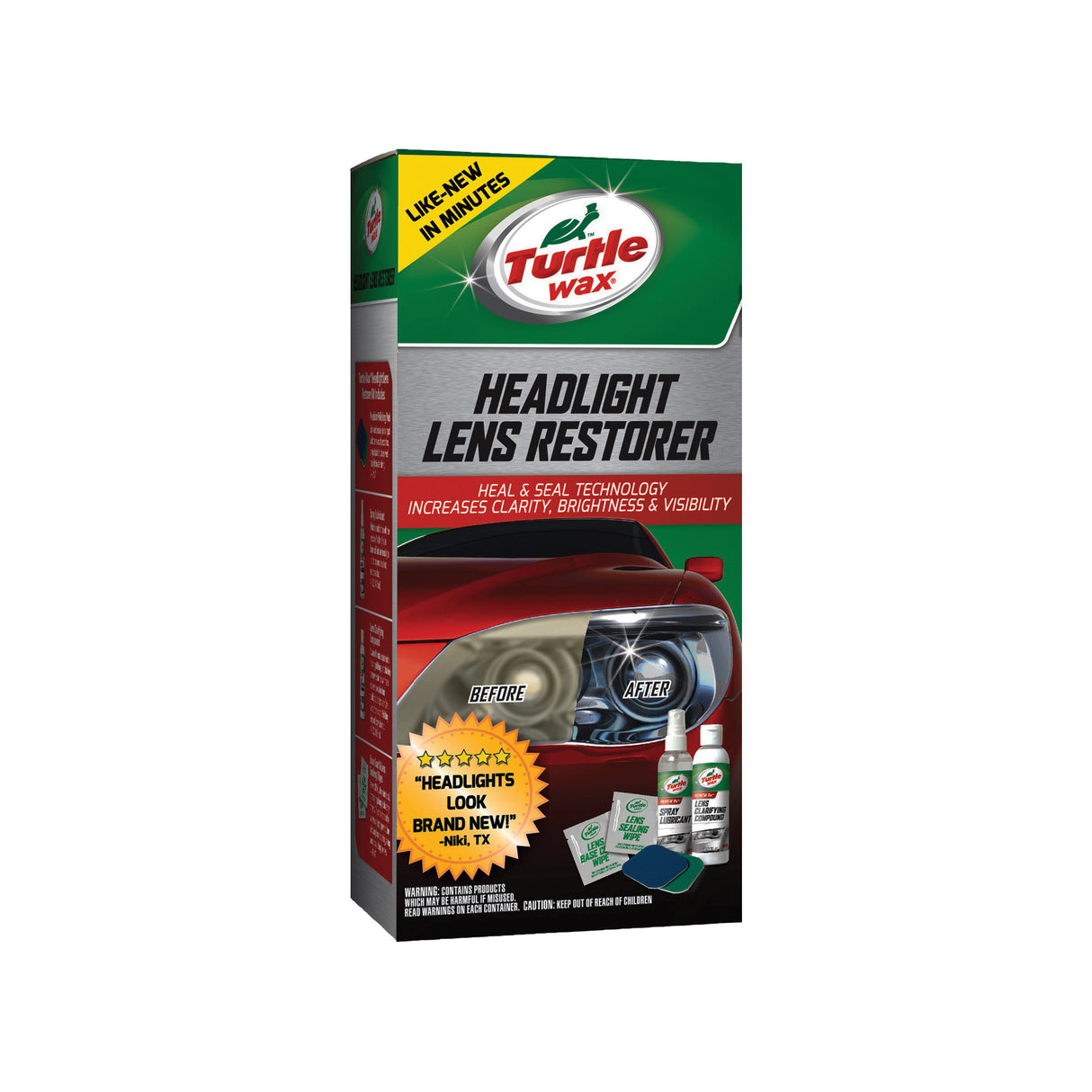 Turtle Wax Headlight Lens Restore Kit