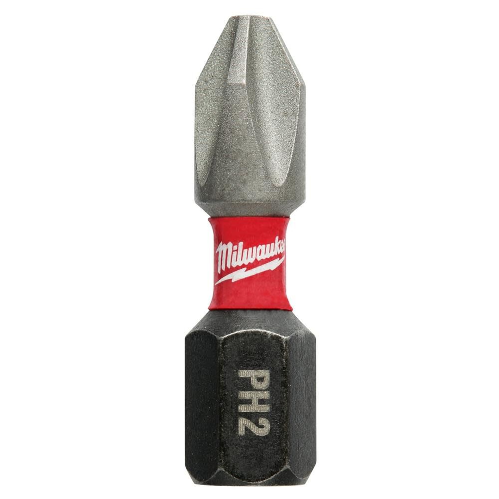 Milwaukee Shockwave Impact Phillips #2 Insert Bits (5pk)