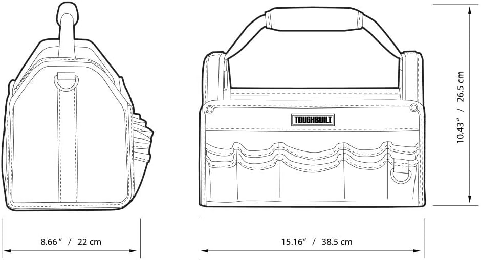 ToughBuilt 15-inch Builder Tote