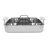 Demeyere 15.5-inch Stainless Steel Roasting Pan