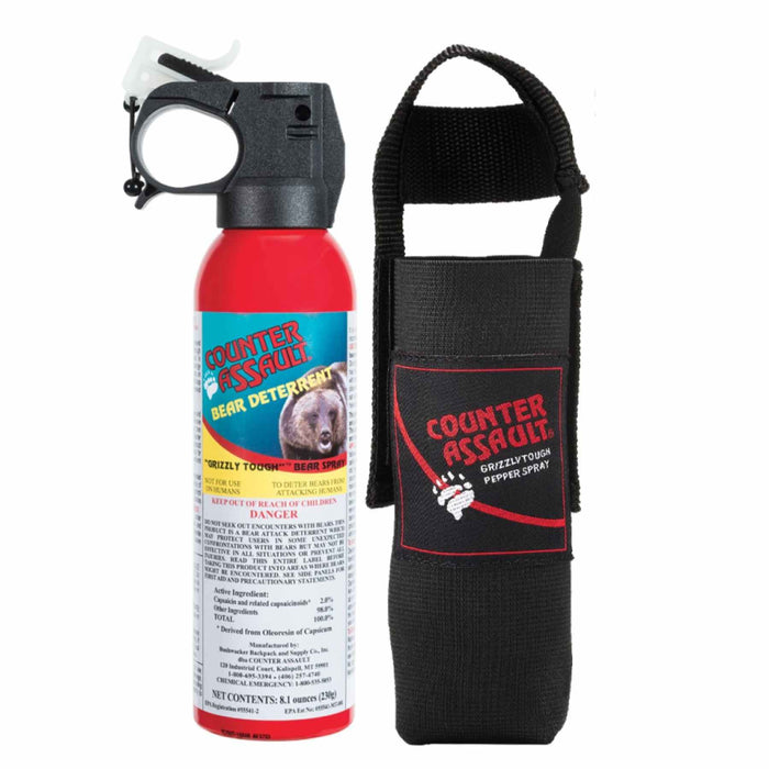 Counter Assault Bear Spray With Holster 32FT 8.1oz
