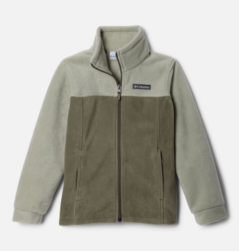 Columbia Boys Steens Mountain II Fleece Jacket - Stone Green / Safari Stone Green / Safari