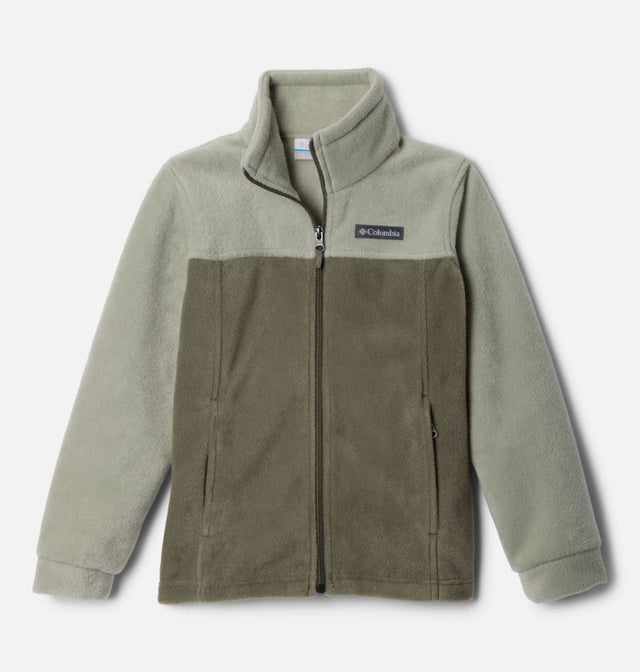 Columbia Boys Steens Mountain II Fleece Jacket - Stone Green / Safari Stone Green / Safari
