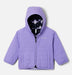 Columbia Toddler Girl's Double Trouble Reversible Jacket Paisley purple