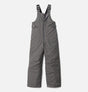 Columbia Kids' Snowslope II Insulated Ski Bib City grey