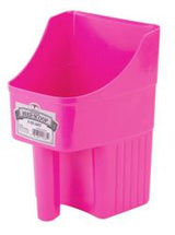 Miller Manufacturing 3 Quart Plastic Enclosed Feed Scoop HOT PINK