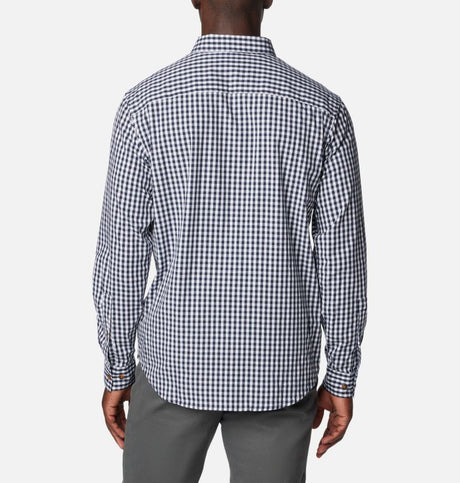 Columbia Men's Rapid Rivers II Long-Sleeve Shirt - Collegiate Navy Everyday Gingham Collegiate Navy Everyday Gingham