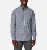 Columbia Men's Rapid Rivers II Long-Sleeve Shirt - Collegiate Navy Everyday Gingham Collegiate Navy Everyday Gingham