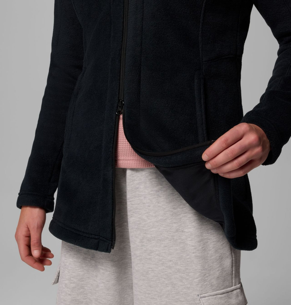 Columbia Womens Benton Springs Ii Long Hoodie Black
